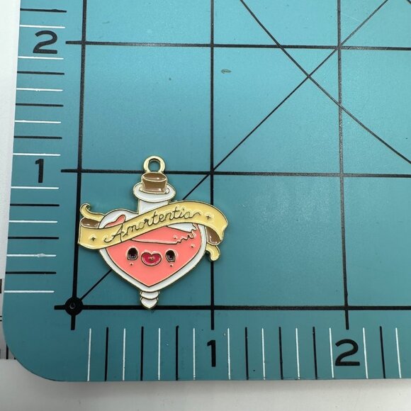 Set Of 4 Magical Potion Bottle Enamel Charms Pendants Necklace Bracelet - Picture 7 of 10